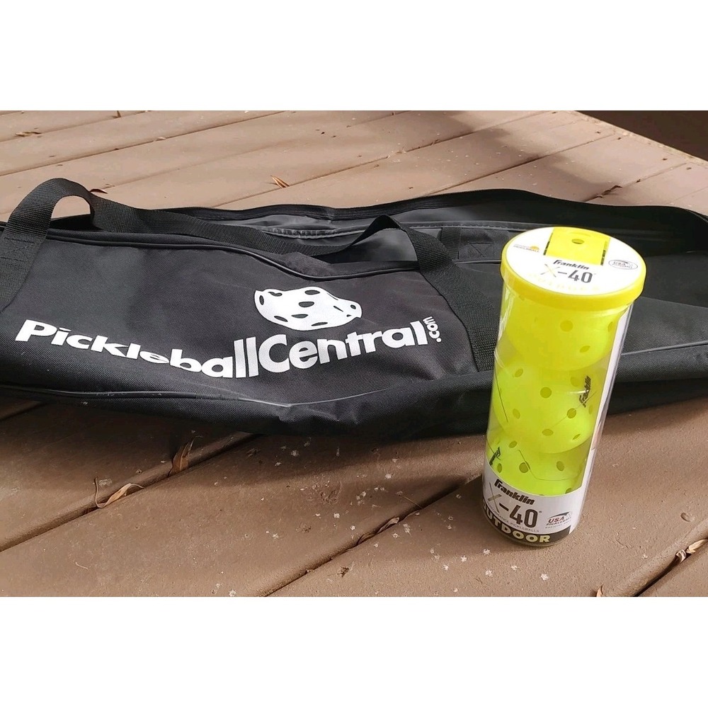 Rally Pickleball Central Pickleball Bag With set of 3 X-40 #1‎ Balls -Pickleball